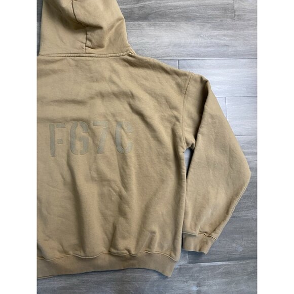 Fear Of God FG7C Hoodie Men Large Beige Sweatshirt Seventh Collection - Picture 14 of 16
